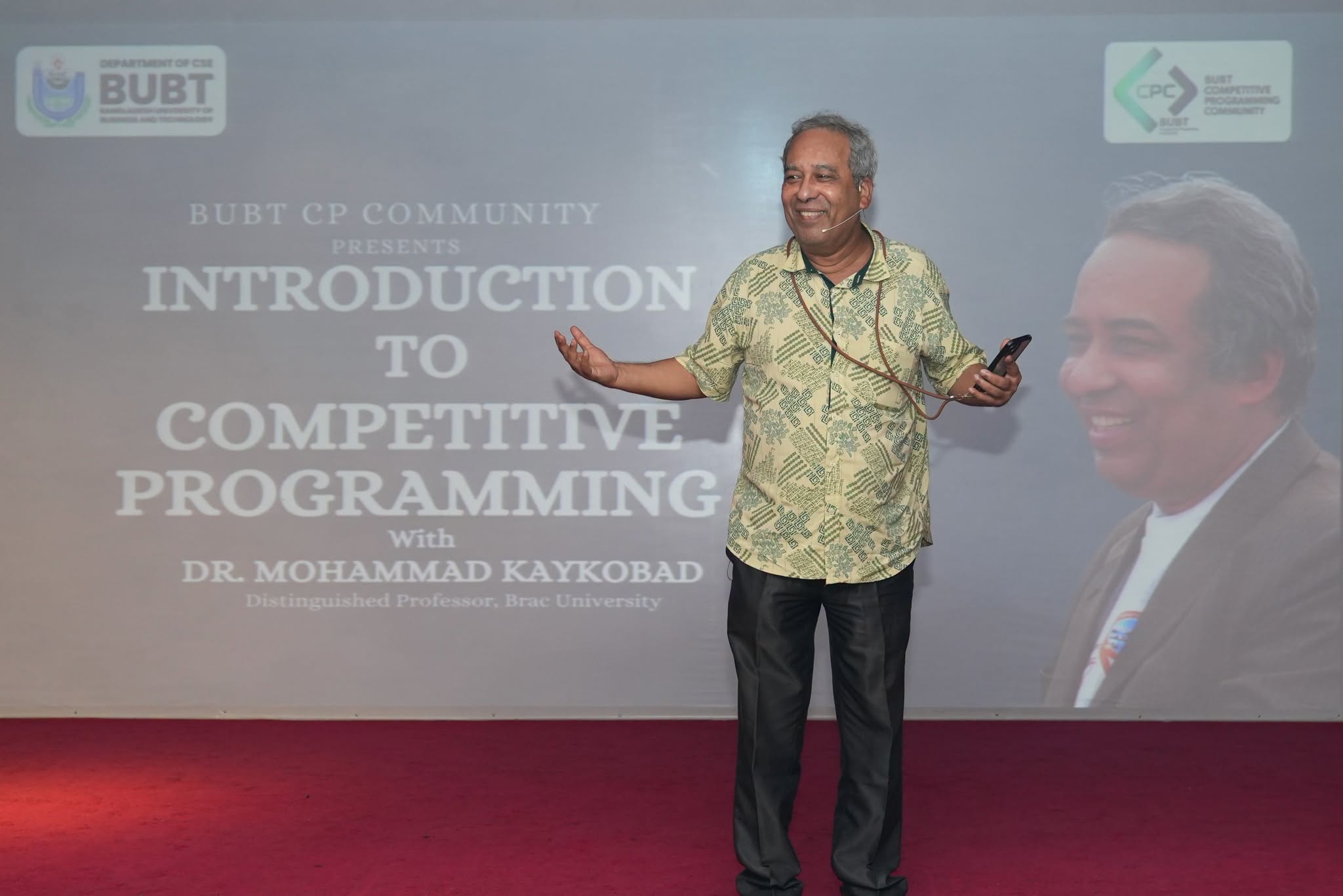 Session on Introduction to Competitive Programming
