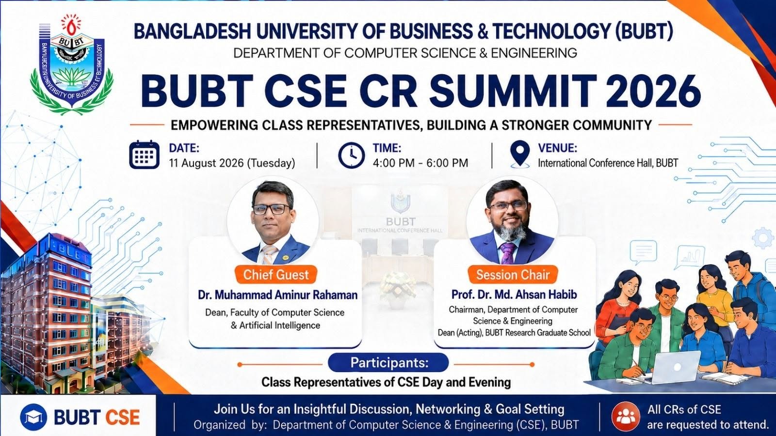 Upcoming Event: BUBT CSE CR Summit 2026